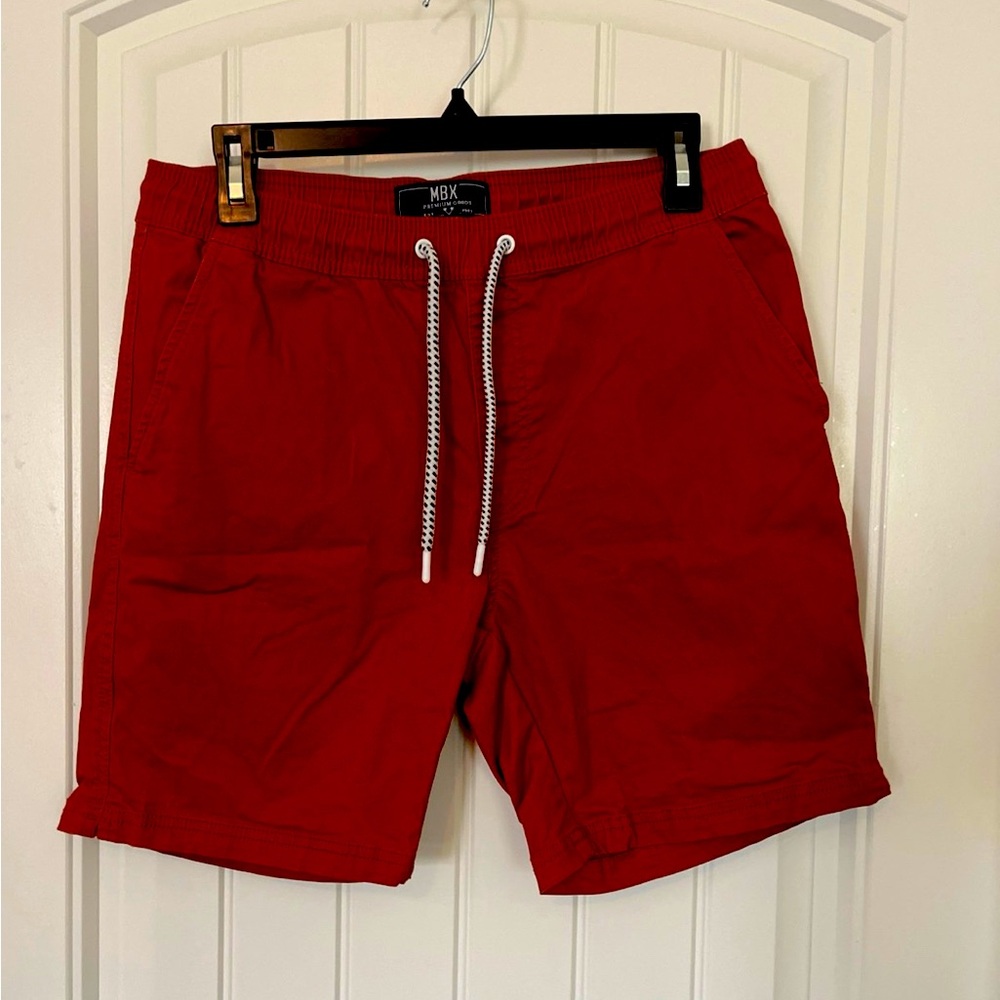 Red MBX Drawstring Shorts